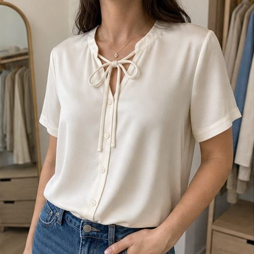 Ivory Cami Blouse - Picture 2 of 6